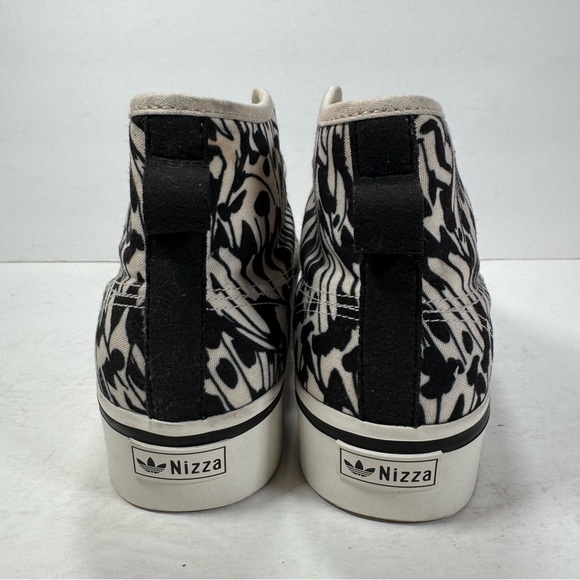 Adidas Nizza Wonder White Butterly Platform Mid Sneakers Women's Size 8.5 - Picture 5 of 10